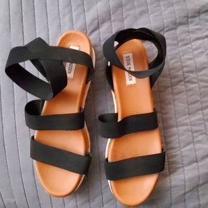 Steve Madden Bandi Sandals Black 10W